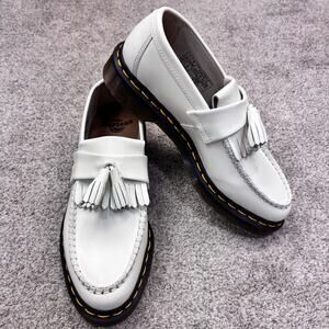 New! Dr. Marten Adrian Yellow Stitch Cashew colored Loafers size M8/W9